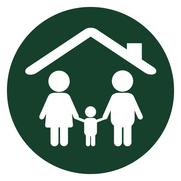 Icon of family and house