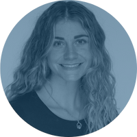 Picture of MK in blue